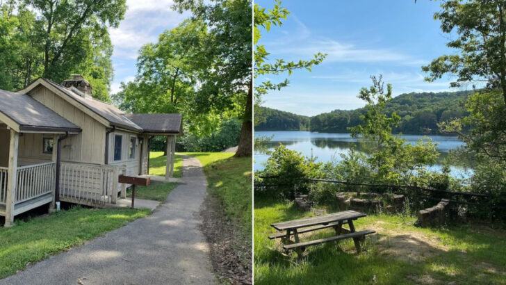 This 2,900-Acre Park in Ohio Is Built Around a Serene Lake With Hiking Trails and Cozy Cabin Getaways