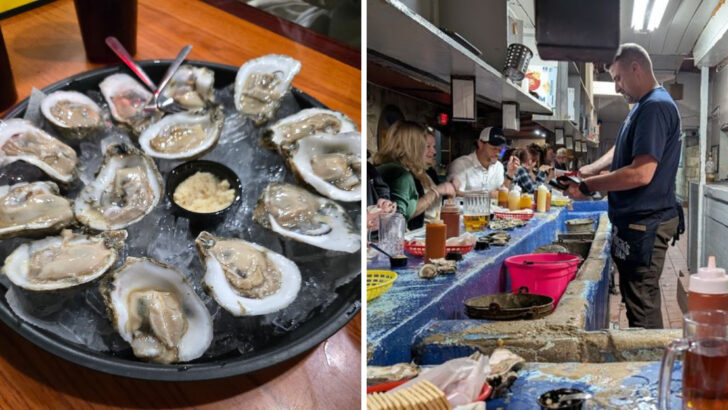 This Classic Oyster Bar In Florida Has Been Serving Oysters By The Bucket Since 1950