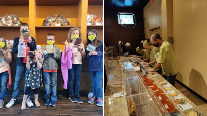 This Florida Chocolate Factory Lets Kids Watch the Whole Production Line Then Build Their Own Bar