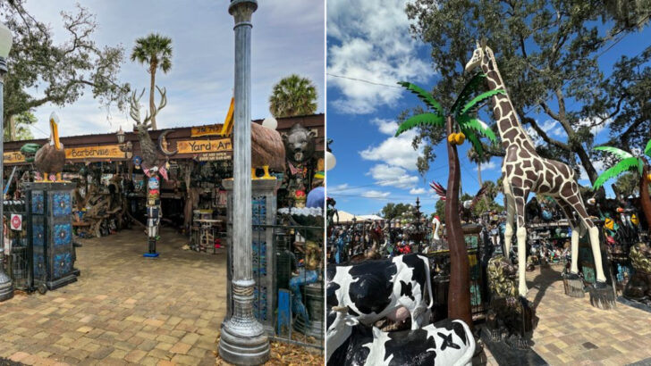 This Florida Roadside Stop Is Packed With Thousands Of Hand-Painted Yard Sculptures From Around The World