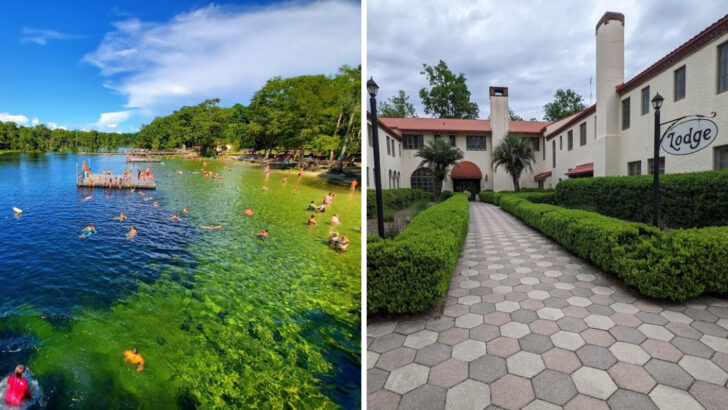 This Florida State Park Hides a 1930s Lodge, a Historic Dive Tower, and Some of the Most Pristine Water in the State