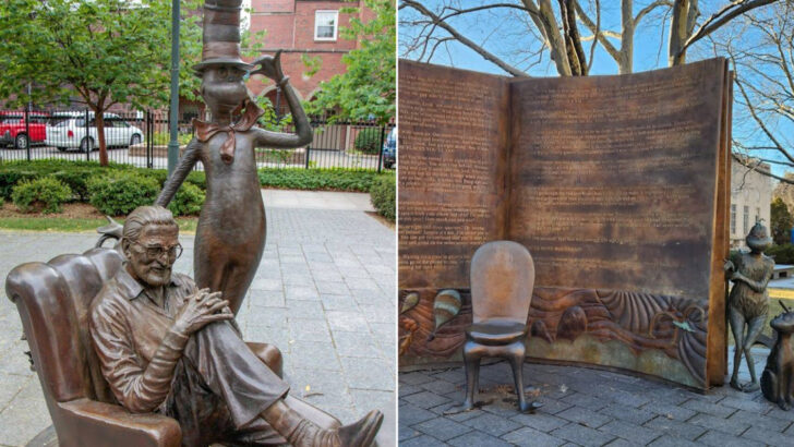 This Free Massachusetts Sculpture Garden Is a Must-Stop for Anyone Who grew Up Reading Dr. Seuss