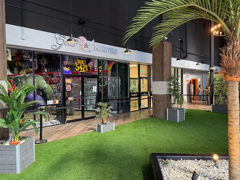 The Comic Book Store Entrance at Gods & Monsters