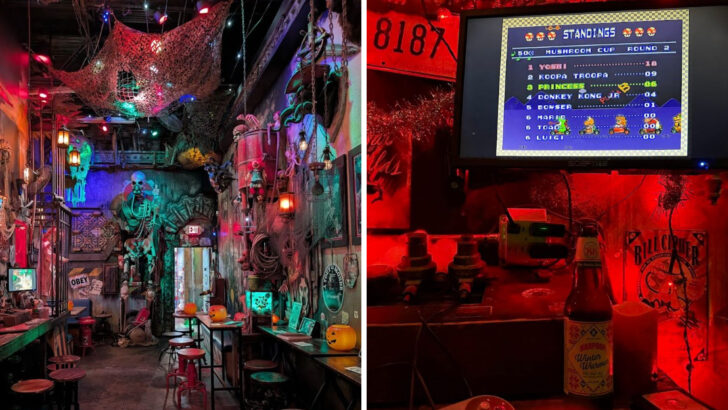 This Hidden Speakeasy In Florida Sits Behind A Comic Book Store And Feels Like A Secret Level