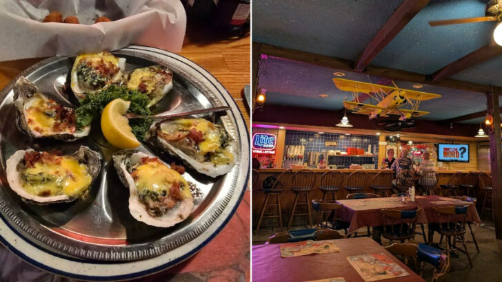 This Lakefront Seafood Restaurant In North Carolina Pairs Fresh Seafood With Relaxing Water Views