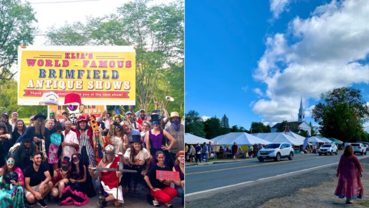 This Massachusetts Flea Market Only Opens Three Times a Year, and Over a Million People Show Up to Browse 5,000 Vendors