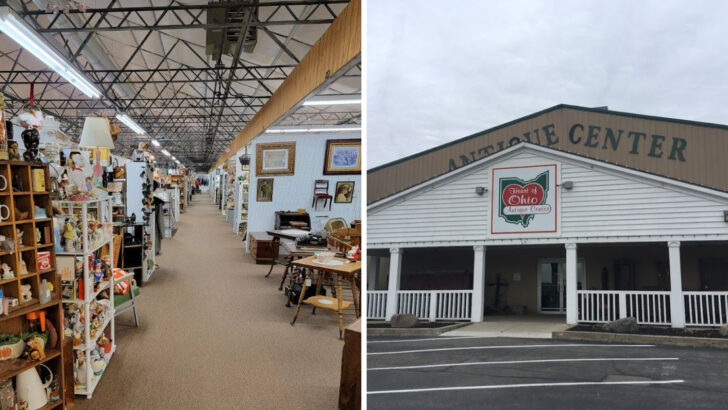 This Ohio Antique Center Spans 116,000 Square Feet Across Three Floors and Feels Like a Full-Day Treasure Hunt