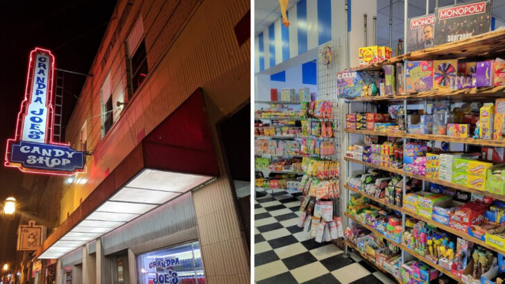 This Ohio Candy Shop Is Packed With Retro Sweets, Colorful Displays, And Childhood Favorites