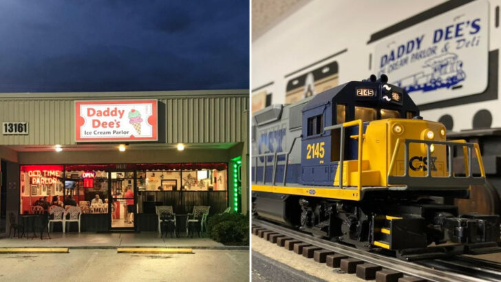 This Old-School Florida Ice Cream Parlor With Model Trains Has Been A Family Favorite Since 1974