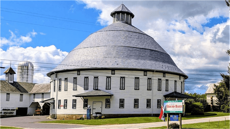 The Historic Round Barn Structure Itself