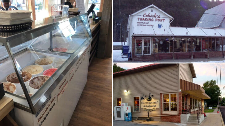 This Pennsylvania Cafe Is Inside an Old Trading Post and the Ice Cream Comes From Cows the Owners Raise Themselves