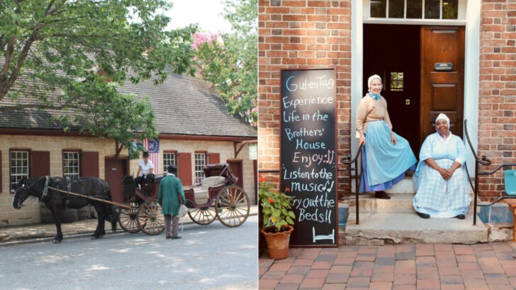 This Restored North Carolina Village Turns A Day Trip Into A Walk Through Life From The 1700s