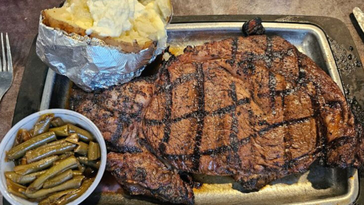 This Unassuming Southern Ohio Steakhouse Grills Some of the Largest and Most Talked-About Steaks in the Midwest