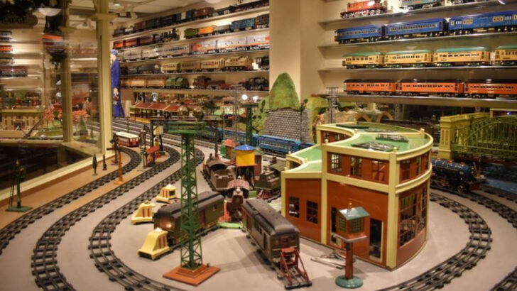 This Victorian-Style Building in Pennsylvania Houses One of the World&rsquo;s Largest Toy Train Collections