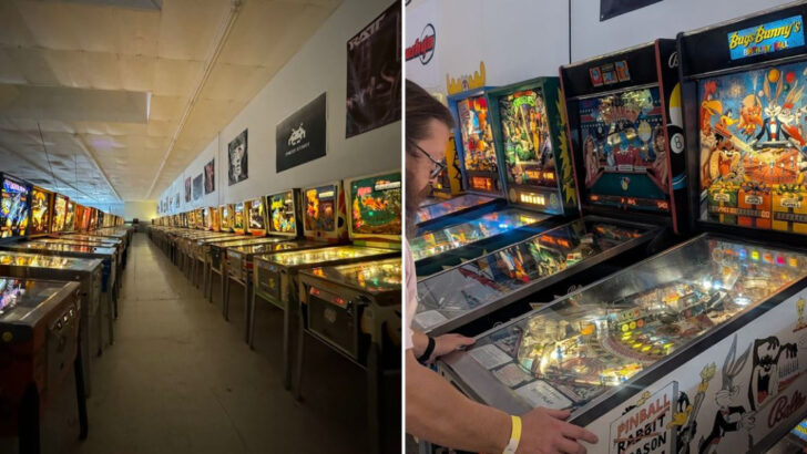 This Western Pennsylvania Warehouse Houses One Of The Biggest Retro Pinball Arcades In The State