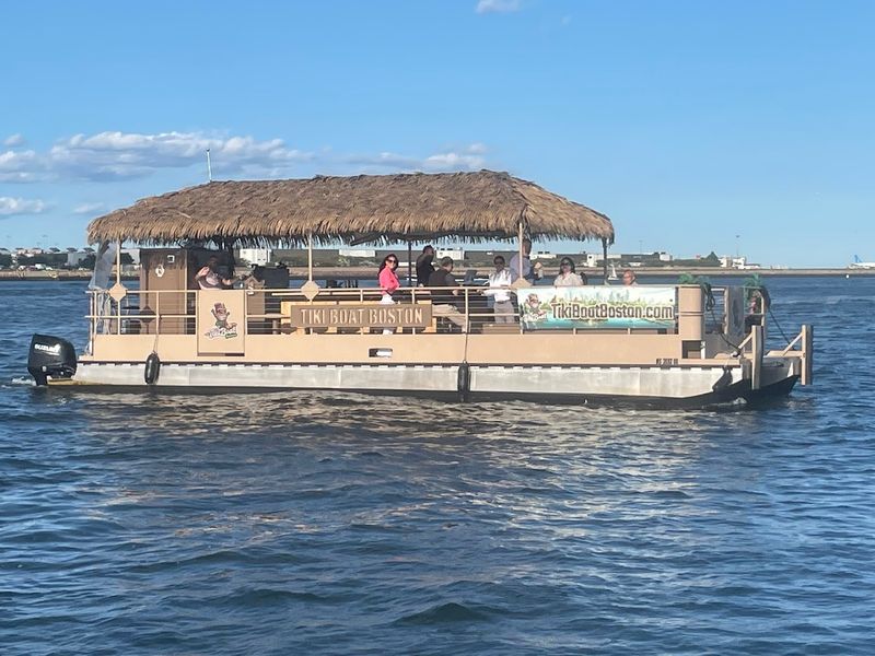 The One-of-a-Kind Floating Tiki Bar Experience