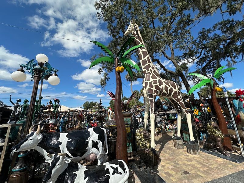 Giant Metal Animal Statues That Stop Traffic On Route 40