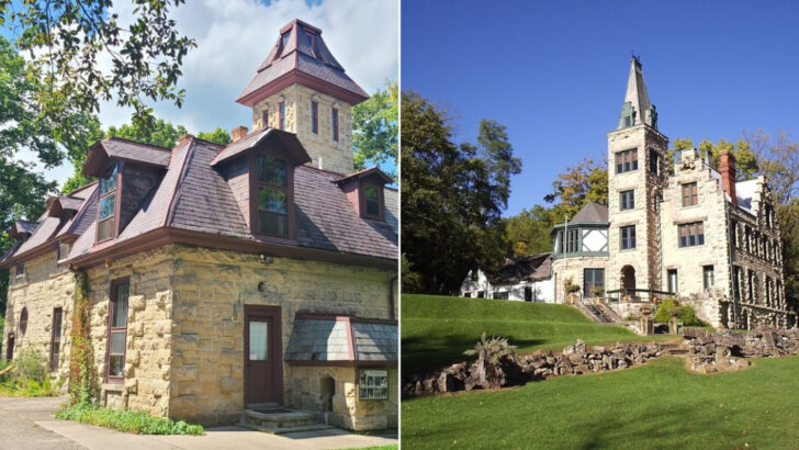 Two Brothers Built Matching Stone Castles on Adjoining Ohio Farms in the 1870s and Both Are Open for Tours