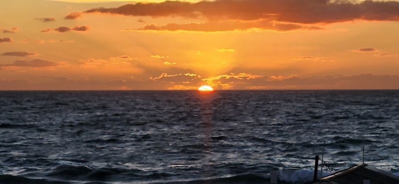 Sunset at the Tiki Bar