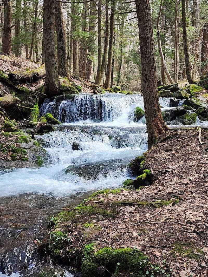 A Creek of Layered Cascades Instead of One Big Drop