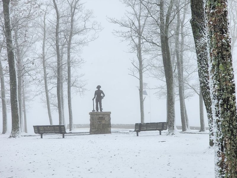 Winter Visits: Snow-Covered Silence at the Summit