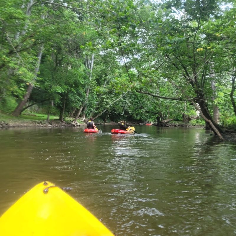 Paddling Through Delaware State Park