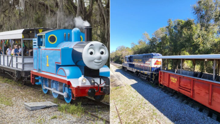 You Can Board a Fully Restored Vintage Train Less Than an Hour From Tampa and Ride It Through Rural Florida Countryside