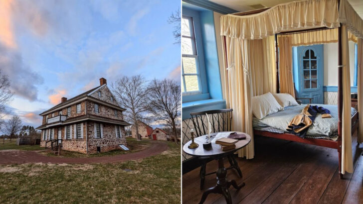 You Can Spend a Day on a Working Colonial Farm in Pennsylvania Inside the Walls Where Washington Planned the Battle of Germantown