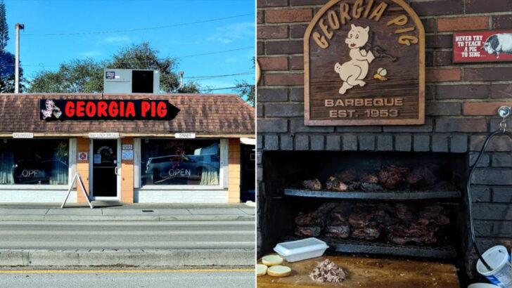 You&rsquo;ll Walk Into This Florida BBQ Joint And Find A Menu, A Dining Room, And An Open Oak Pit All Barely Changed Since Eisenhower Was In The White House