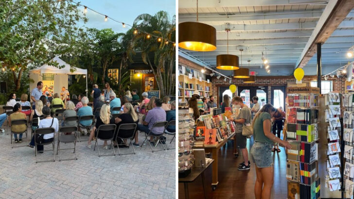 A Florida Bookstore Where Locals Come As Much For The Atmosphere As The Books