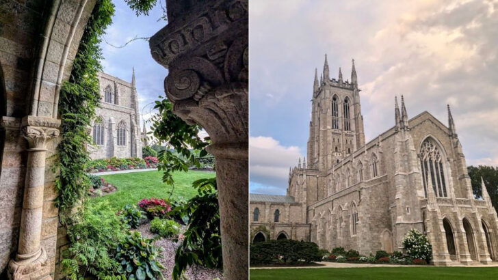 A Grand Gothic Cathedral In Pennsylvania Makes A Quiet Walk Feel Almost Otherworldly