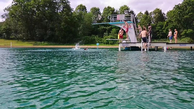 Clear, Non-Chlorinated Swimming Water