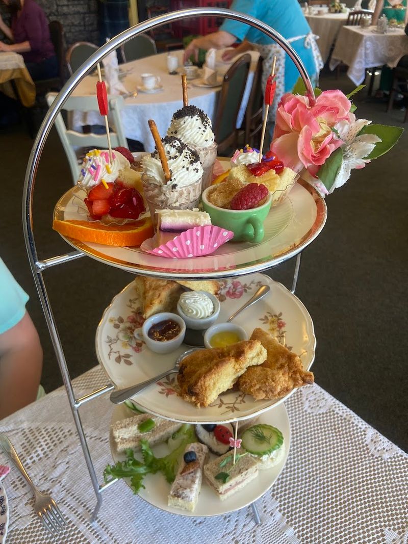 Tiered Trays of Sweet and Savory Delights