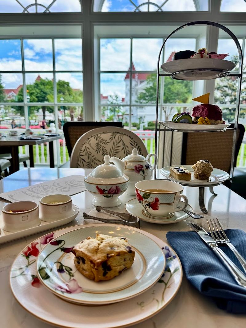 A Traditional British-Style Afternoon Tea Service