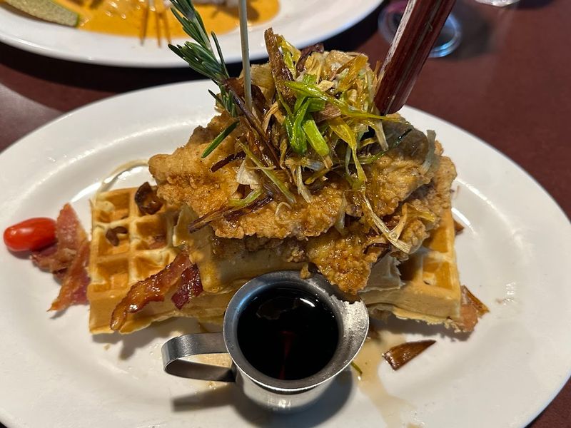 Towering Chicken and Waffles Combo