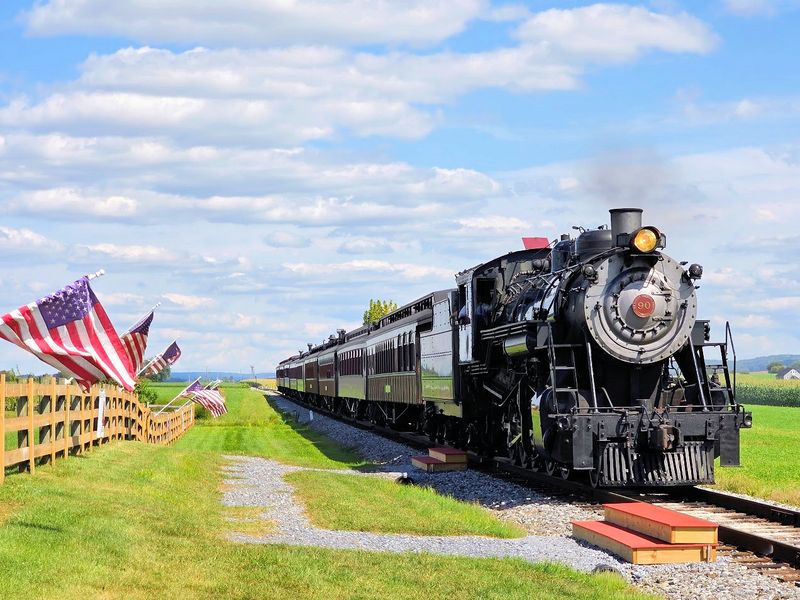 Ride the Strasburg Rail Road Through Pennsylvania Farmland