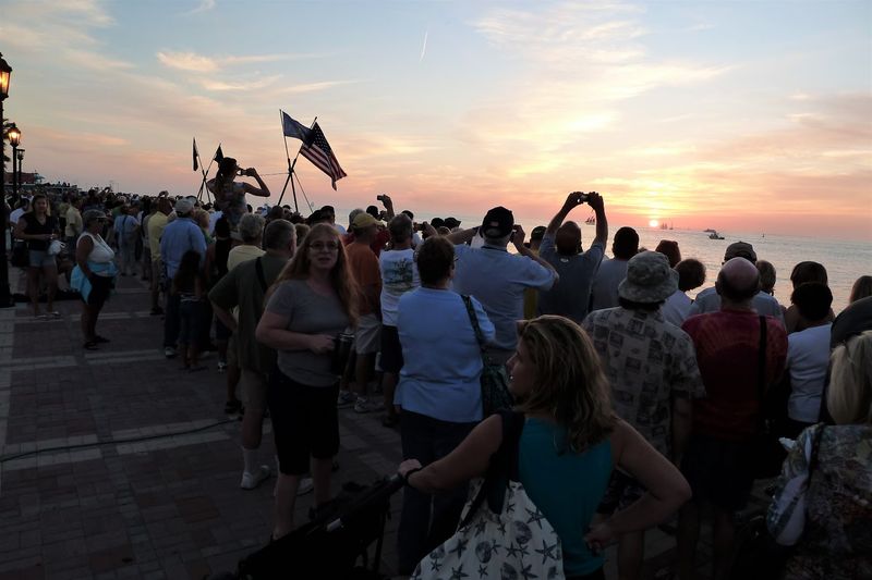 Sunset Celebration at Mallory Square