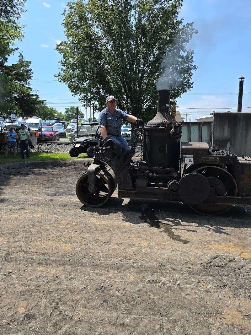 Steam Whistles Blast Haunting Calls Across the Showgrounds