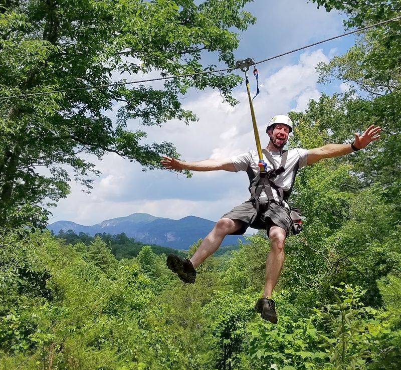 Ride a Zipline Through the Blue Ridge Foothills in Lake Lure
