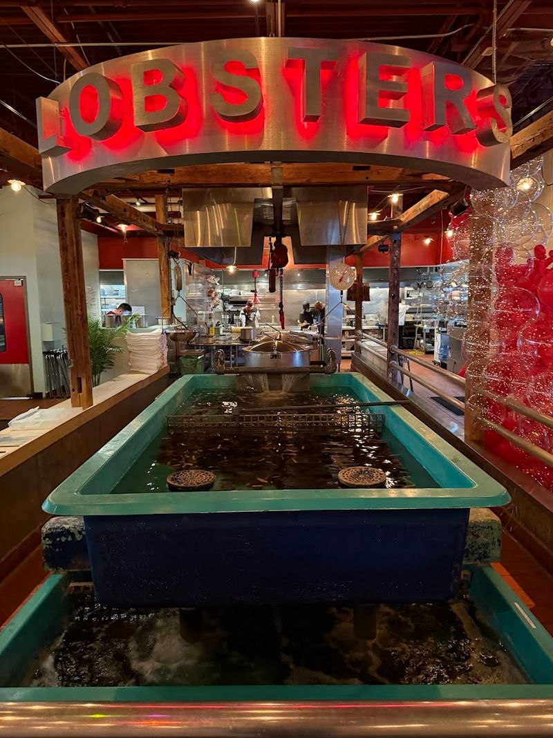 Steam Kettles and a Lobster Tank in Plain Sight