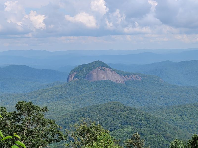 Looking Glass Rock in Pisgah National Forest