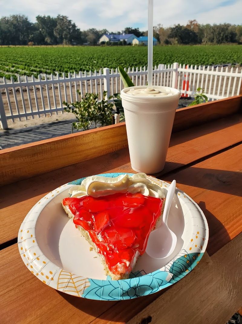 Indulgent Strawberry Shortcake Served Farm-Fresh