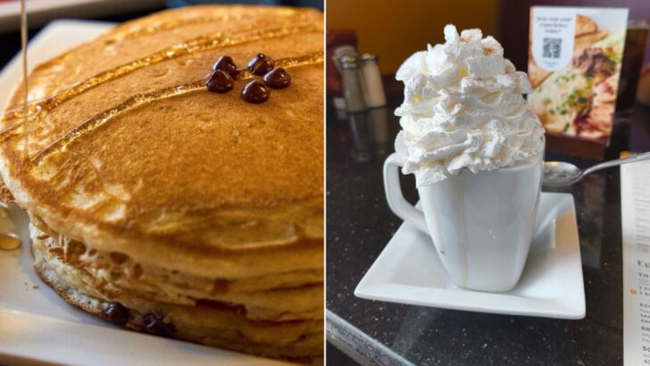Creamy Hot Cocoa with Whipped Topping and Retro Booths Make This Florida Diner a Family Favorite