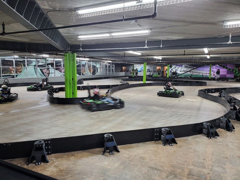 Multi-Level Indoor Go-Kart Racing Track