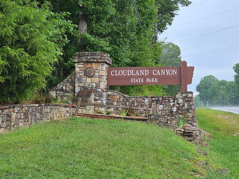 Cloudland Canyon State Park Drive
