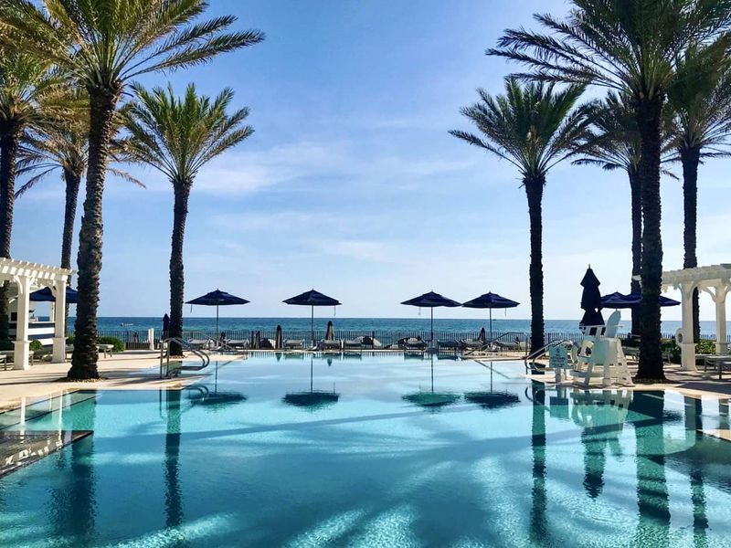 Mornings by the Oceanfront Pools