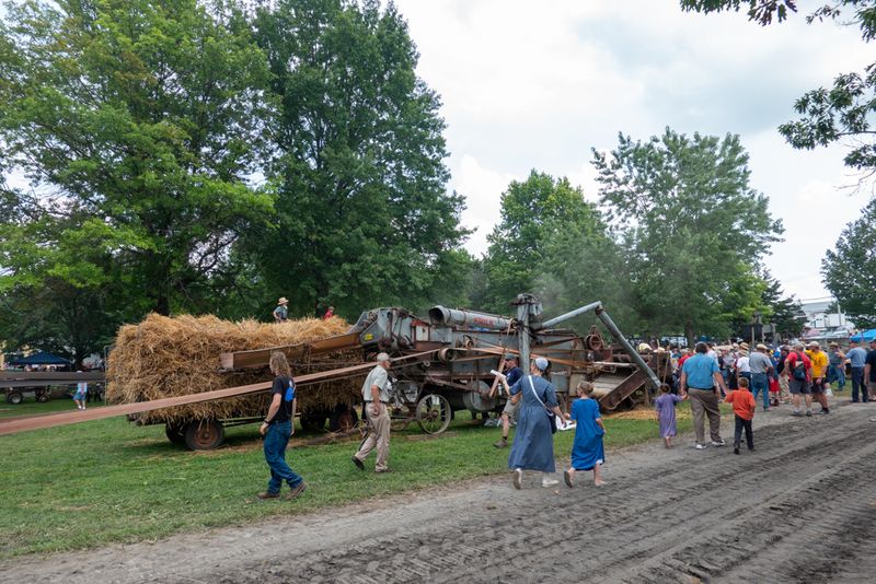 Live Threshing Demonstrations Bring Harvest History to Life