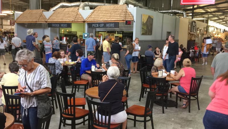 Grab a Bite at the On-Site Food Area