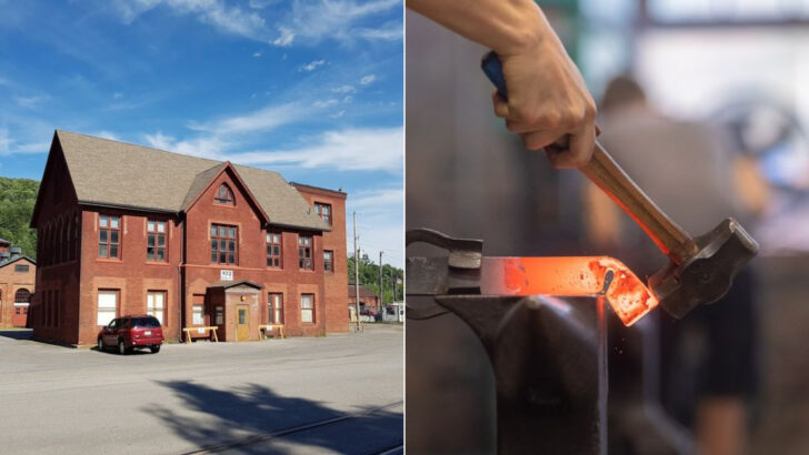 Inside A Historic Pennsylvania Ironworks, This Metal Arts School Keeps Blacksmithing And Forging Traditions Alive