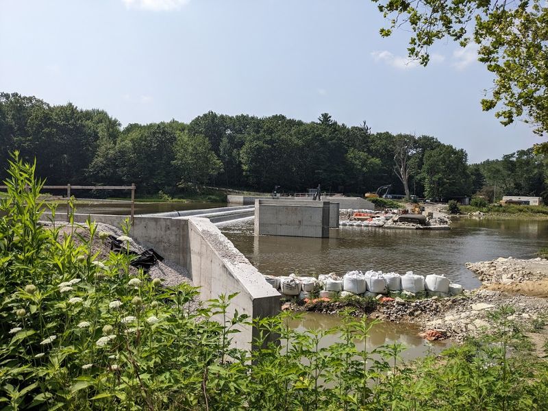 The Rehabilitated Dam Structure